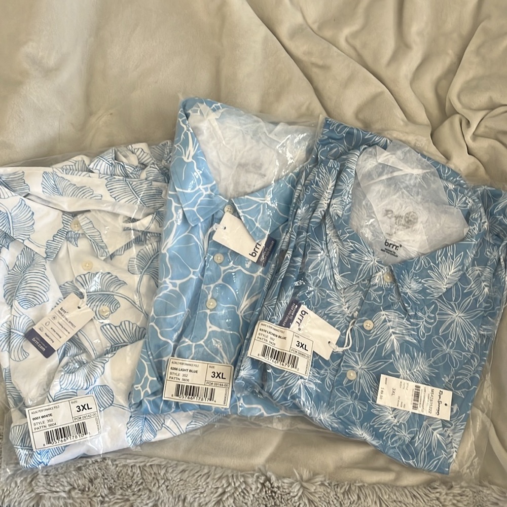 NEW IN PACKAGING Reyn Spooner Brrr Golf Shirt